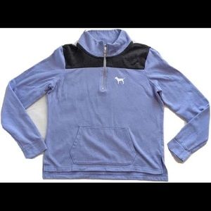 Victoria’s Secret Pink Perriwinkle Blue Quarter-Zip